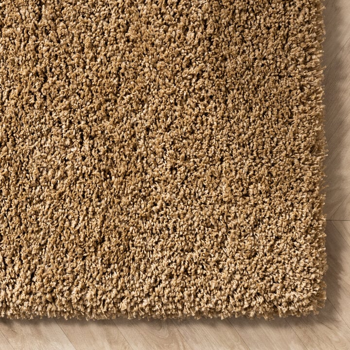 Hochflor Wohnzimmer Teppich - Yves Gold - 4