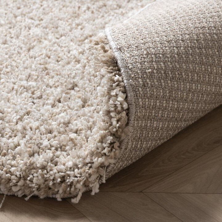 Runder Wohnzimmer Teppich - Yves Beige - 6