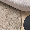 Runder Wohnzimmer Teppich - Yves Taupe - thumbnail 2