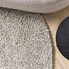 Runder Wohnzimmer Teppich - Yves Hellgrau - thumbnail 2