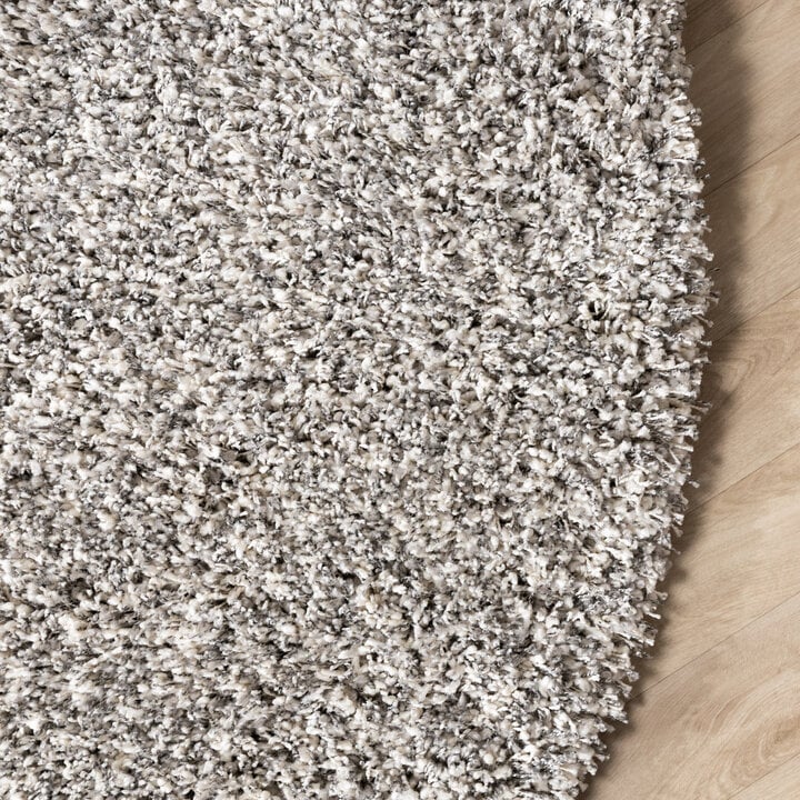 Runder Wohnzimmer Teppich - Yves Hellgrau - 4