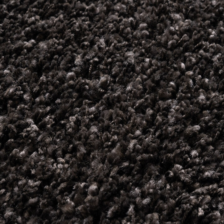 Runder Wohnzimmer Teppich - Yves Anthrazit - 3