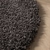 Runder Wohnzimmer Teppich - Yves Anthrazit - thumbnail 5