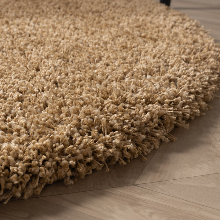 Runder Wohnzimmer Teppich - Yves Gold - 5