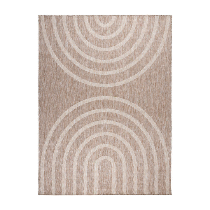 In- & Outdoor Teppich - Sierra Arches Beige Creme - 1