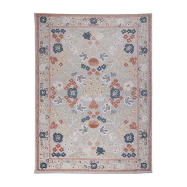 In - & Outdoorteppich - Bloom Oriental Bunt - 1