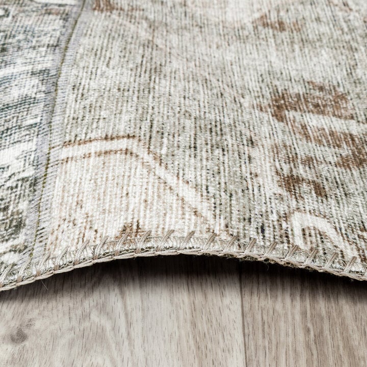 Patchwork Teppich - Lago Grau - 5