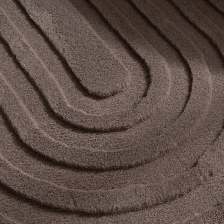 Teppich Organisch - Flowy Arch Taupe - 3