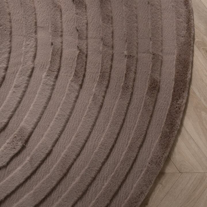 Teppich Organisch - Flowy Arch Taupe - 4