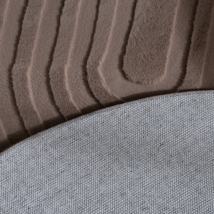 Teppich Organisch - Flowy Arch Taupe - 6
