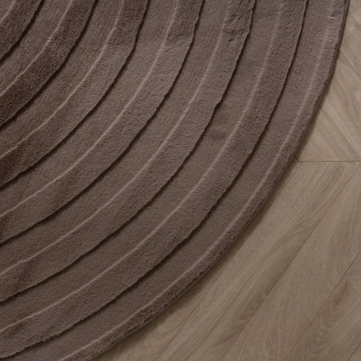 Teppich Organisch - Flowy Lines Taupe - 4