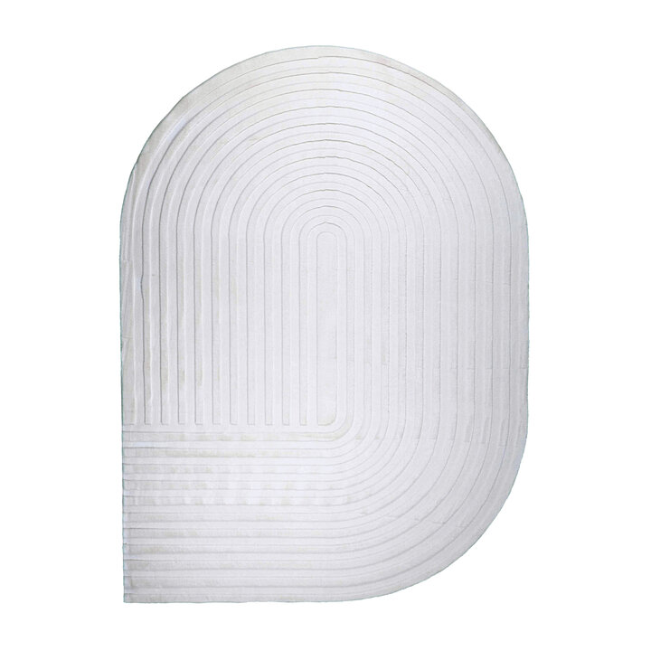 Teppich Organisch - Flowy Arch Creme - 1