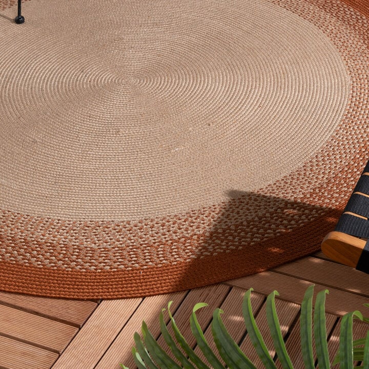 In- & Outdoor Teppich Rund - Florence Terracotta - 2