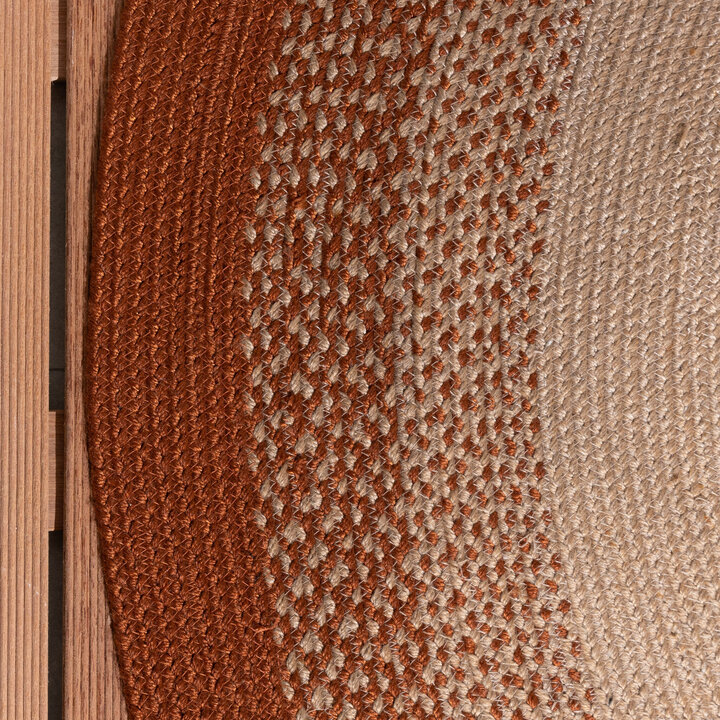 In- & Outdoor Teppich Rund - Florence Terracotta - 4