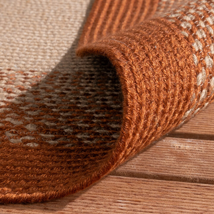 In- & Outdoor Teppich Rund - Florence Terracotta - 6
