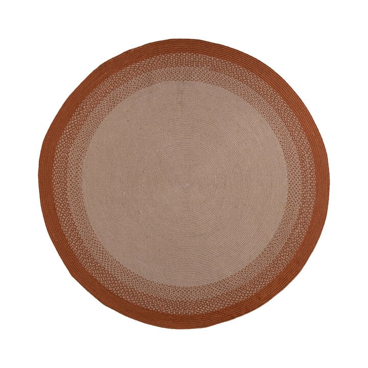 In- & Outdoor Teppich Rund - Florence Terracotta - 1