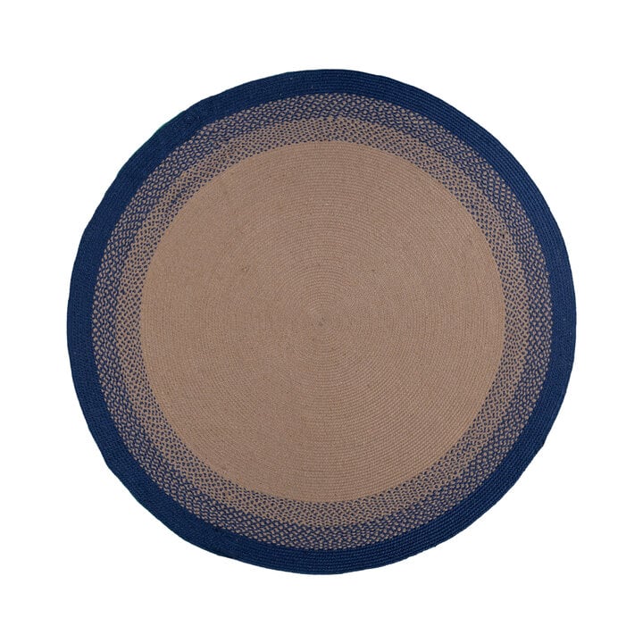 In- & Outdoor Teppich Rund - Florence Blau - 1