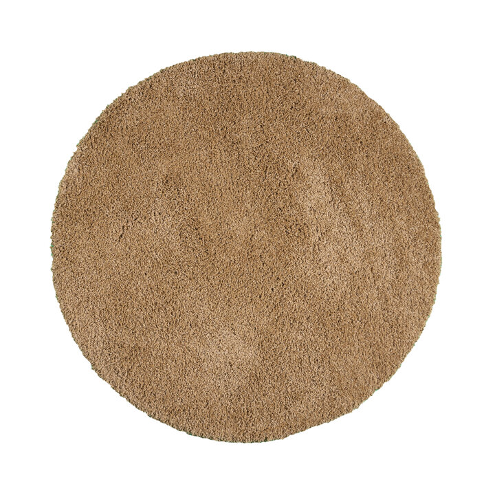 Runder Wohnzimmer Teppich - Yves Gold - 1