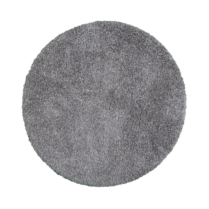 Runder Wohnzimmer Teppich - Yves Grau - 1