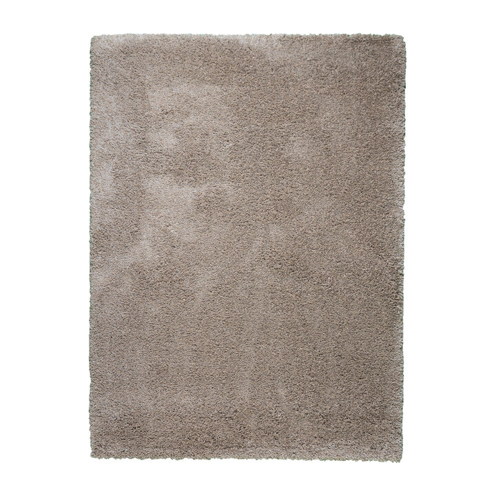 Hochflor Wohnzimmer Teppich - Yves Taupe - 1