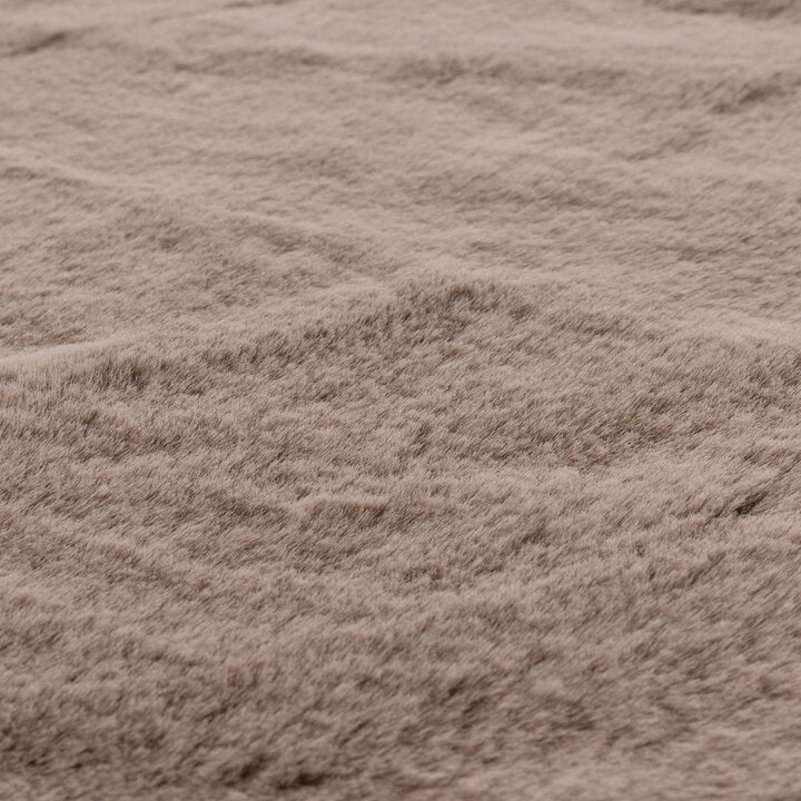 Hochflor Teppich Oval - Comfy Supreme Taupe - 3