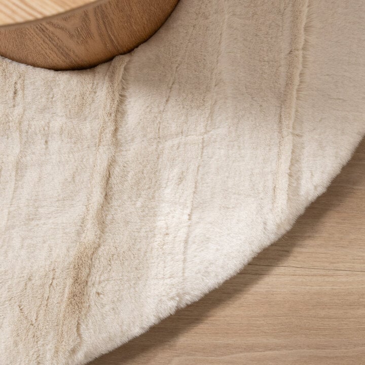 Hochflor Teppich Oval - Comfy Supreme Creme - 4