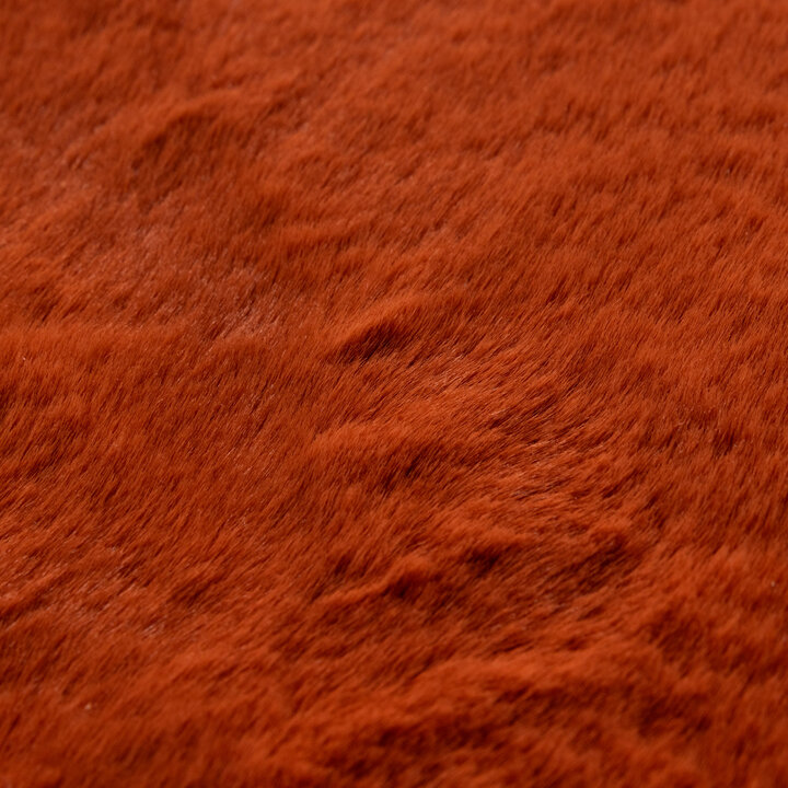 Hochflor Teppich Rund - Comfy Supreme Terracotta - 3