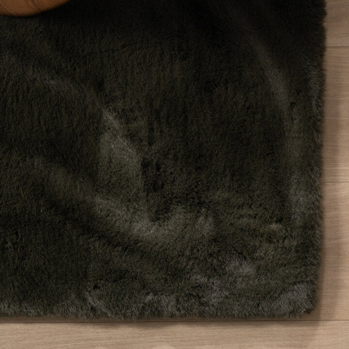 Hochflor Teppich - Comfy Supreme Grün - 4