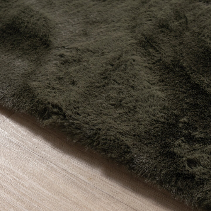 Hochflor Teppich - Comfy Supreme Grün - 5