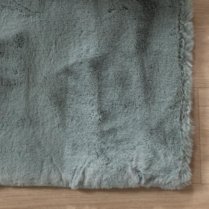 Hochflor Teppich - Comfy Supreme Türkis - 4