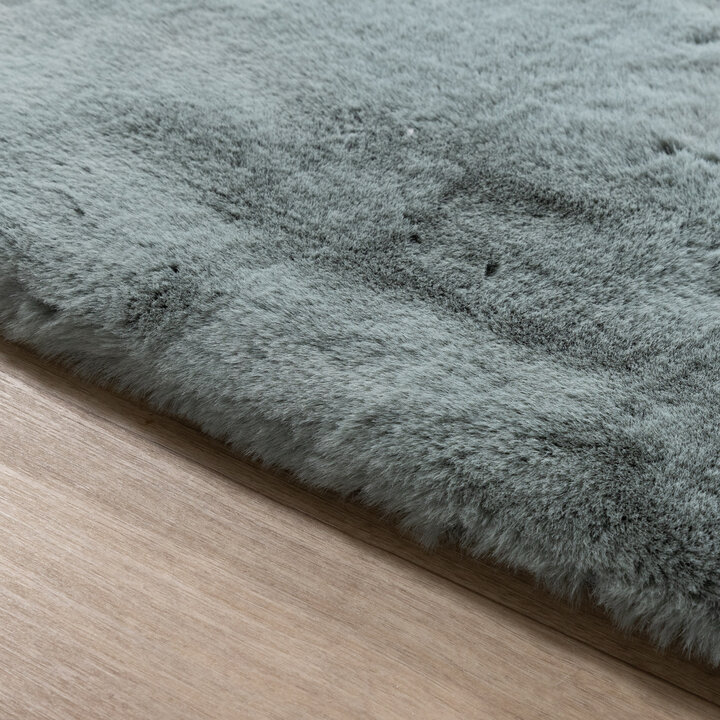 Hochflor Teppich - Comfy Supreme Türkis - 5