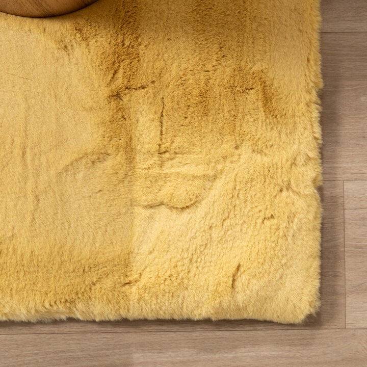 Hochflor Teppich - Comfy Supreme Gelb - 4