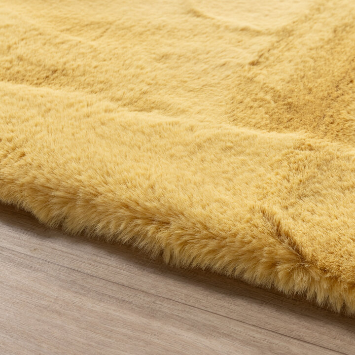 Hochflor Teppich - Comfy Supreme Gelb - 5