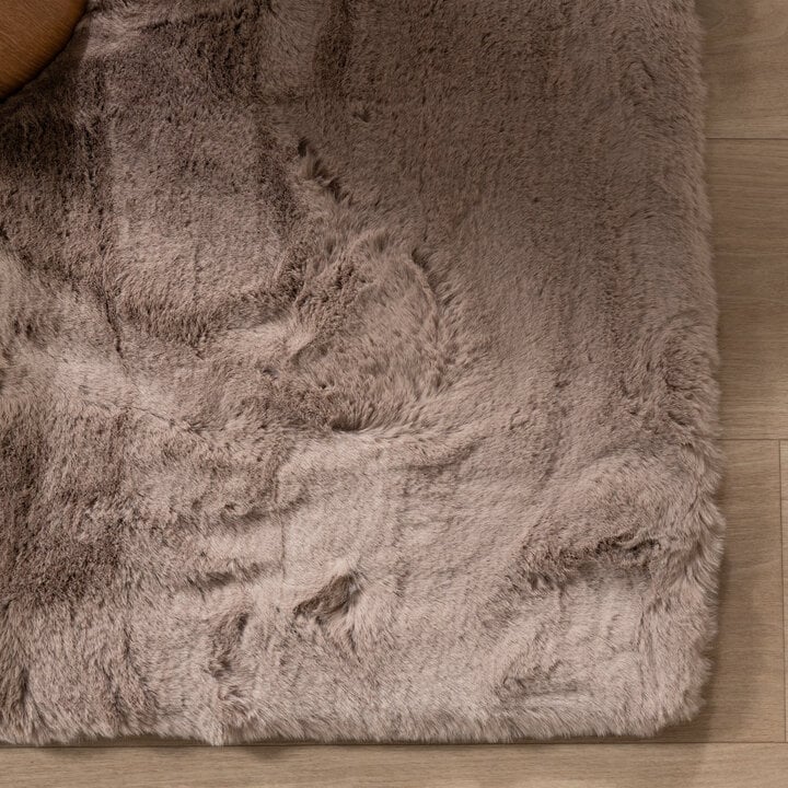 Hochflor Teppich - Comfy Supreme Taupe - 4