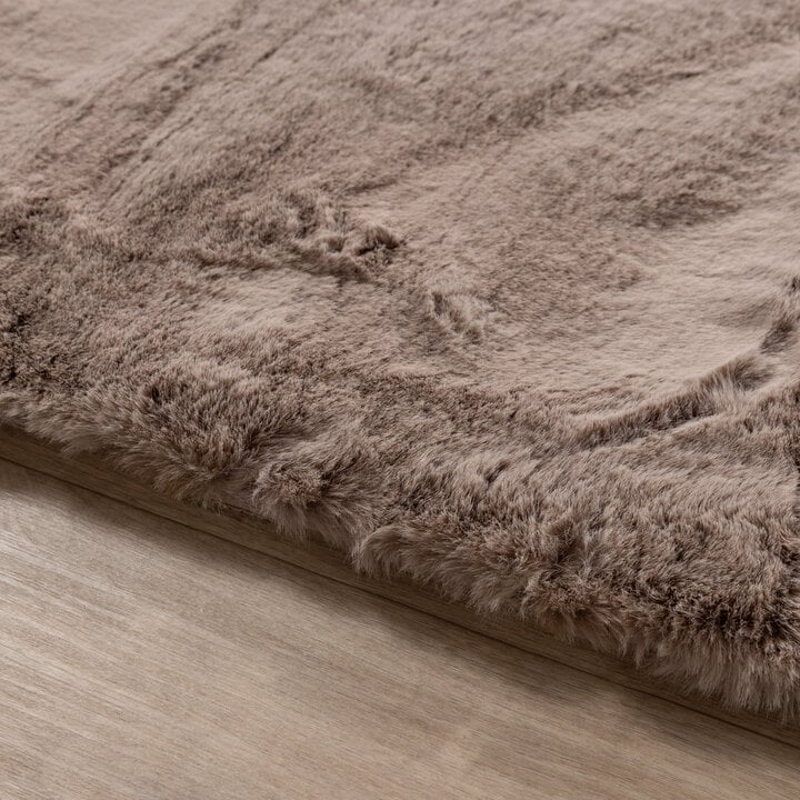Hochflor Teppich - Comfy Supreme Taupe - 5