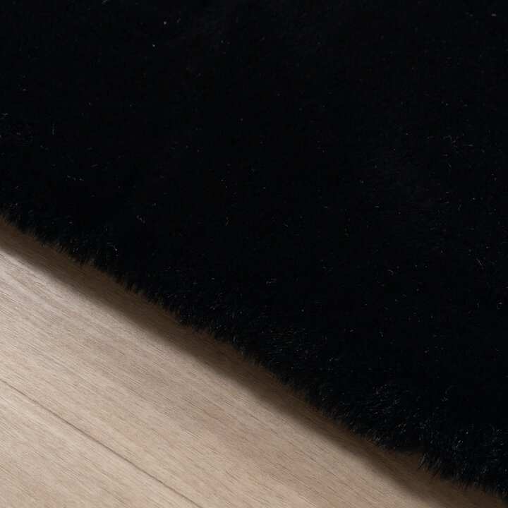 Hochflor Teppich - Comfy Supreme Schwarz - 5