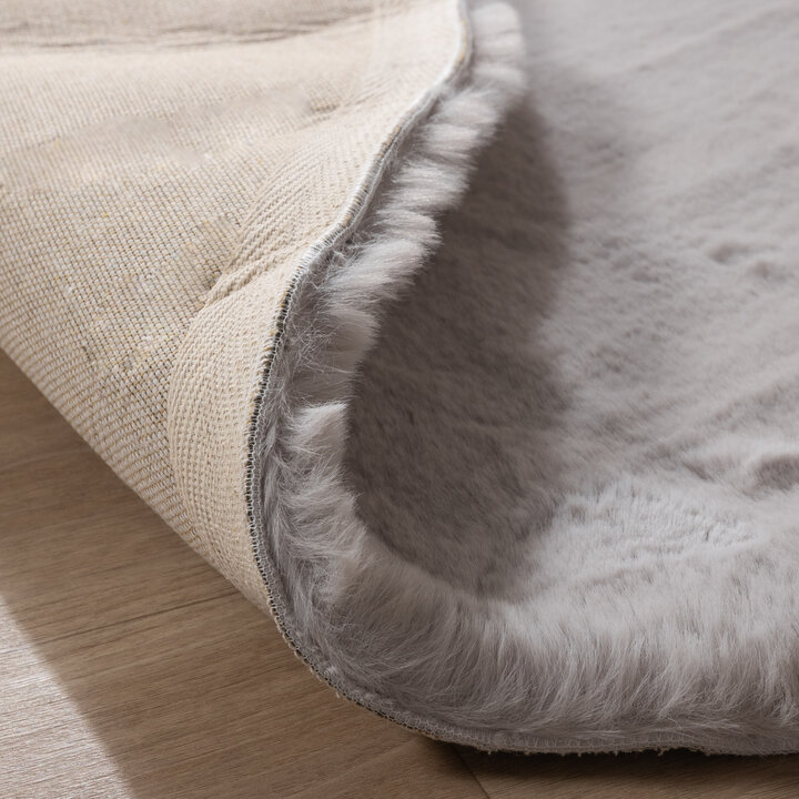 Hochflor Teppich Rund - Comfy Supreme Grau - 6