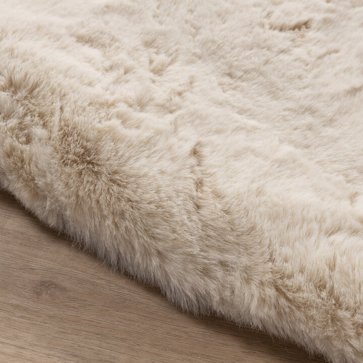 Hochflor Teppich Rund - Comfy Supreme Creme - 5