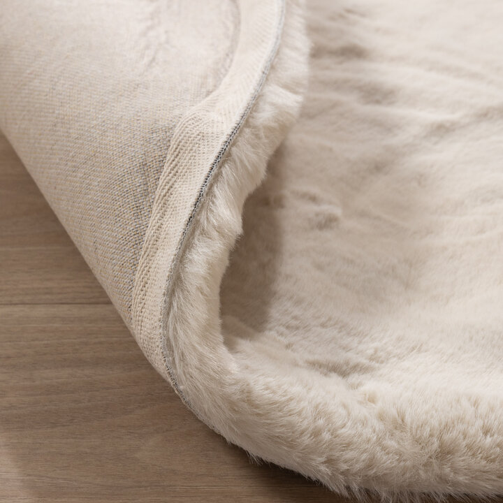 Hochflor Teppich Rund - Comfy Supreme Creme - 6