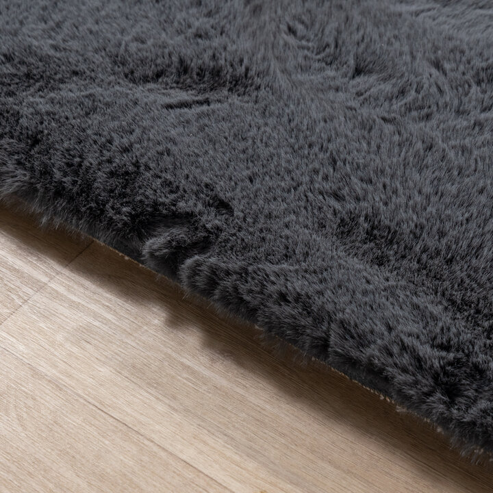Hochflor Teppich - Comfy Supreme Anthrazit - 5