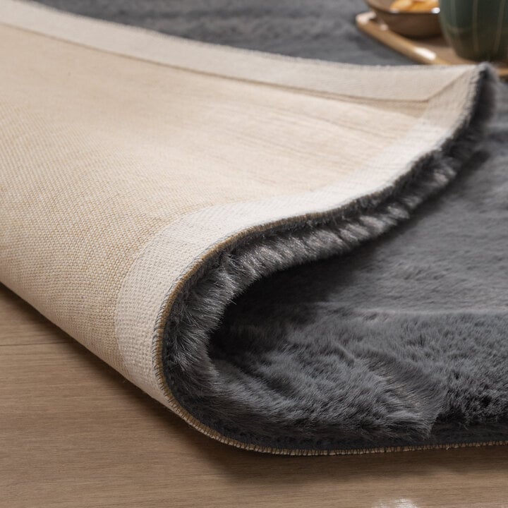 Hochflor Teppich - Comfy Supreme Anthrazit - 6