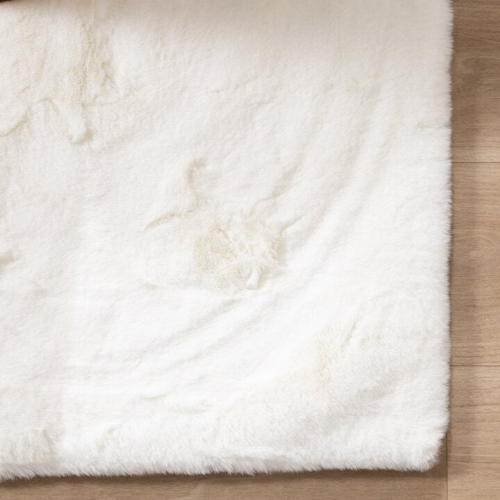 Hochflor Teppich - Comfy Supreme Weiß - 4