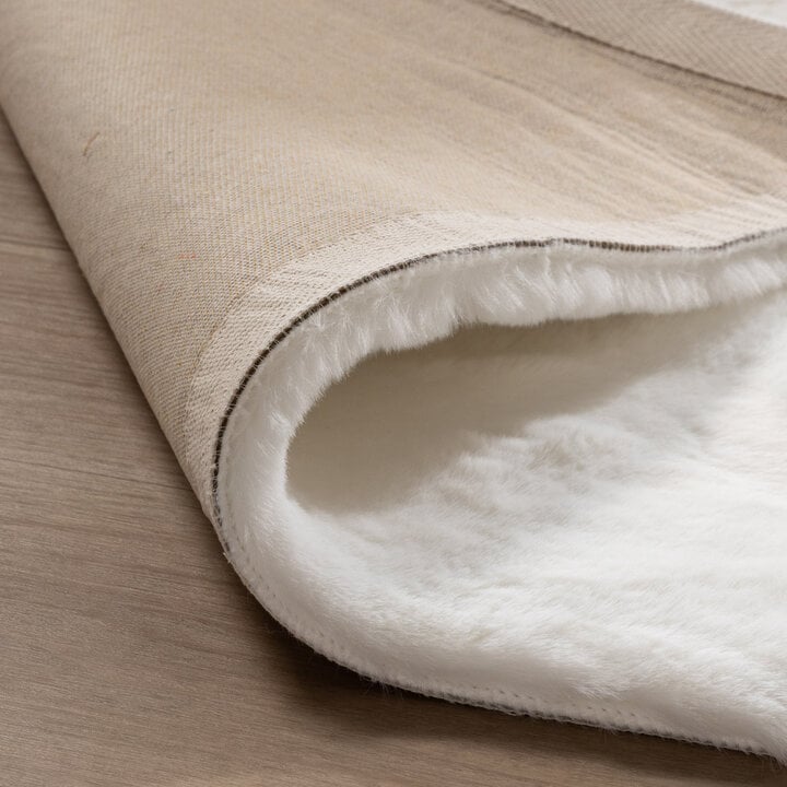 Hochflor Teppich - Comfy Supreme Weiß - 6
