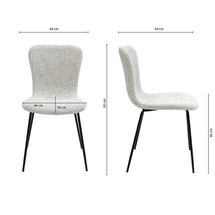 Esszimmerstuhl - Vigo Creme - 7