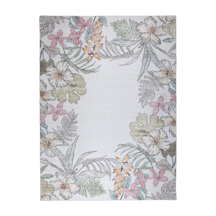 Outdoor Teppich Blumen - Poppy Creme - 1