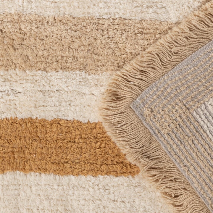 Waschbarer Kinderteppich - Milo Beige - 6