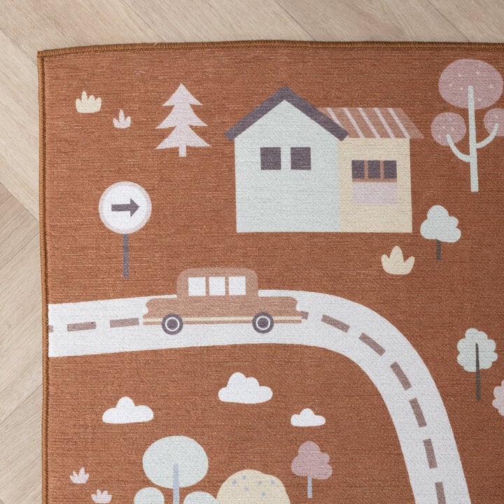 Auto Spielteppich - Rocky Ride Terracotta - 4