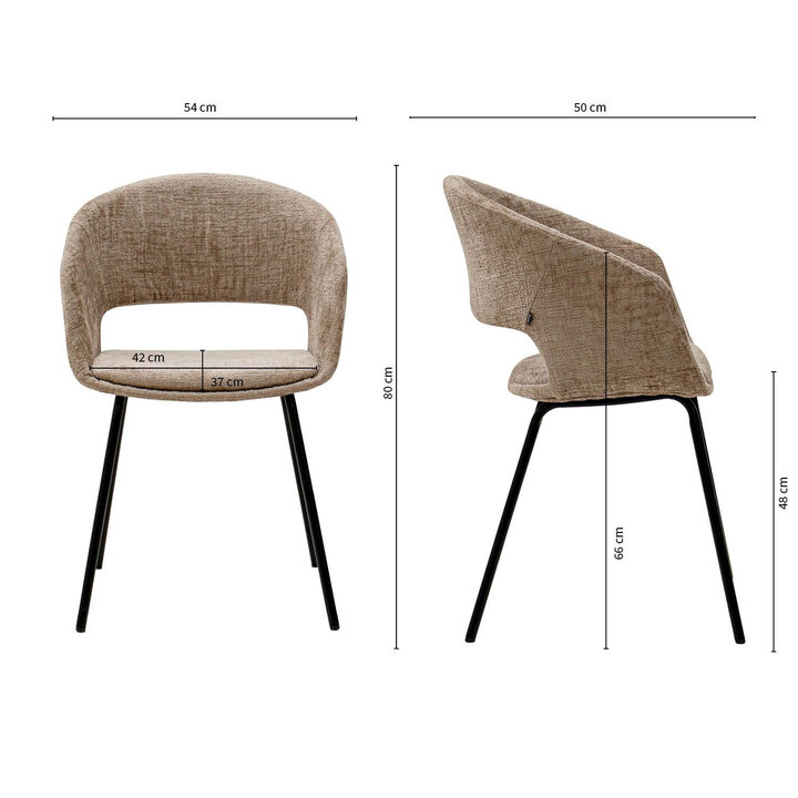Esszimmerstuhl - Mette Beige - 7