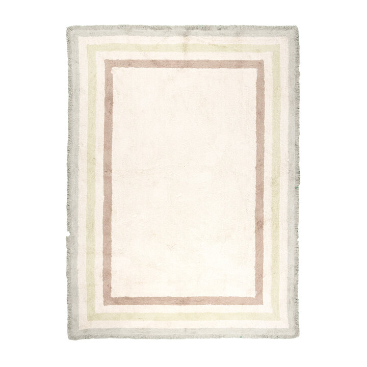 Waschbarer Kinderteppich - Milo Grün - 1