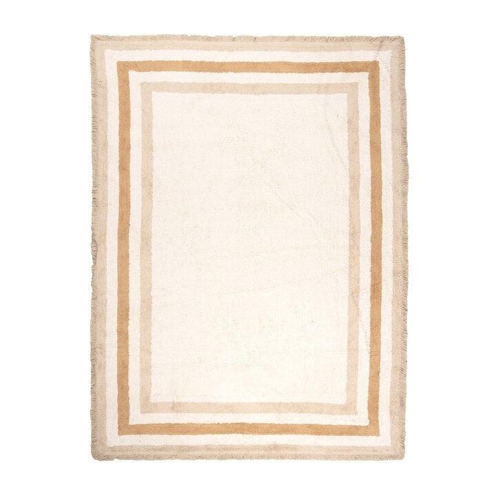 Waschbarer Kinderteppich - Milo Beige - 1